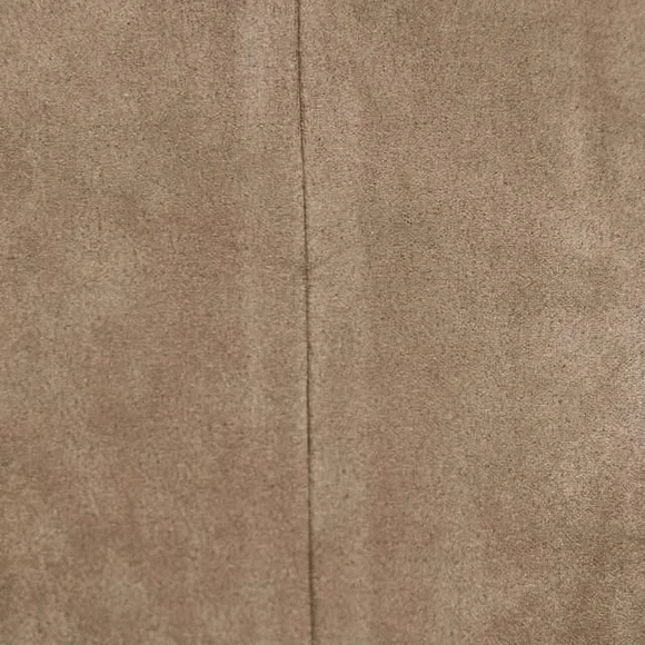 Zara Taupe Suede-Look Ankle Skinny Pants - Picture 8 of 15